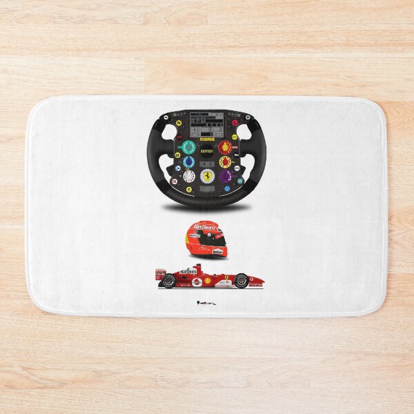 Item preview, F2004 - Steering wheel, helmet and car print designed and sold by JageOwen.