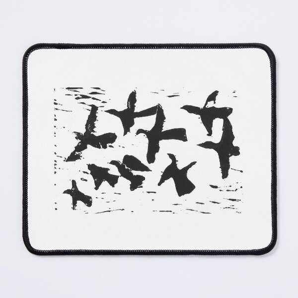 Item preview, lino print bird designed and sold by BigAndBug.