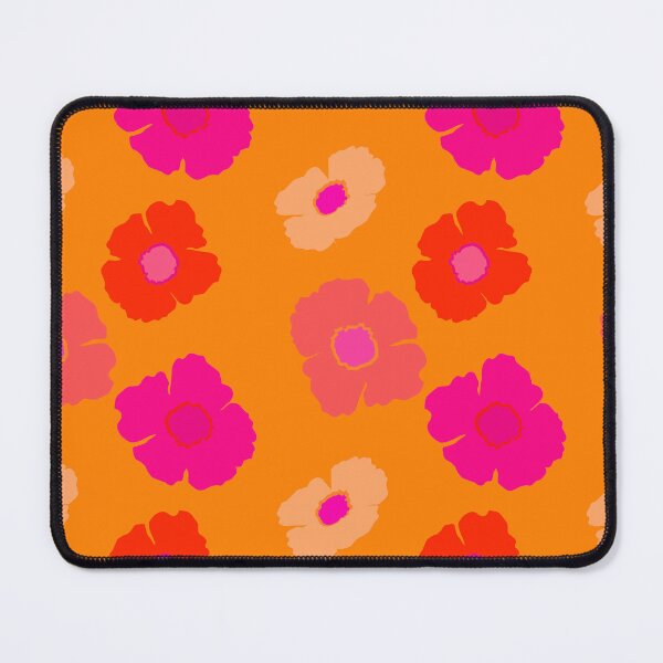 Item preview, Neon Orange And Hot Pink Flower Pattern designed and sold by IZiets.