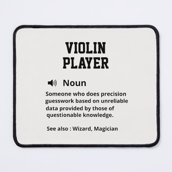 Item preview, Violin Player Definition  designed and sold by Yay Design.