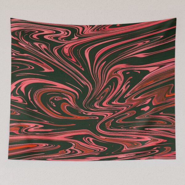 Item preview,  Holographic Marble Design Red and Black designed and sold by PrettyPage.