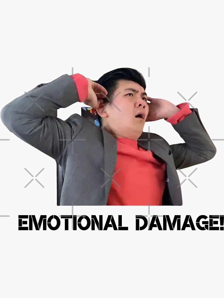 Emotional Damage Meme Die Cut Sticker