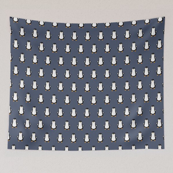 Item preview, Penguins on blue designed and sold by reneesillus.