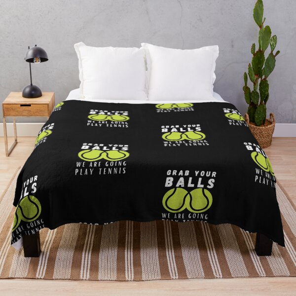 Item preview, Tennis funny quote - Grab your balls, we are going to play tennis designed and sold by Natkopod.