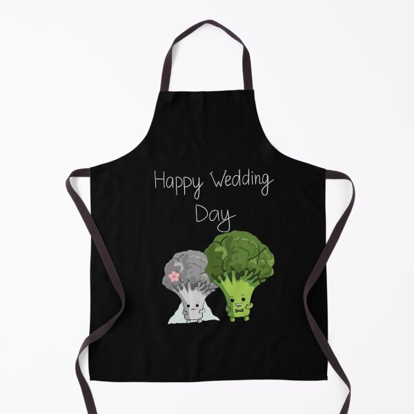 Item preview, Happy Wedding Day Cute Broccoli designed and sold by BigFatMistake.
