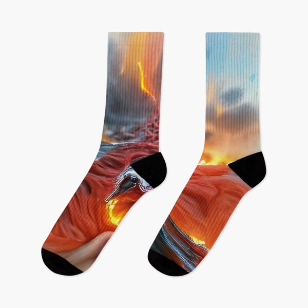 Item preview, AI Generated Art, Lava Tidal Wave  designed and sold by ACC .