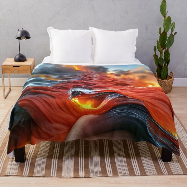 Item preview, AI Generated Art, Lava Tidal Wave designed and sold by ACC .