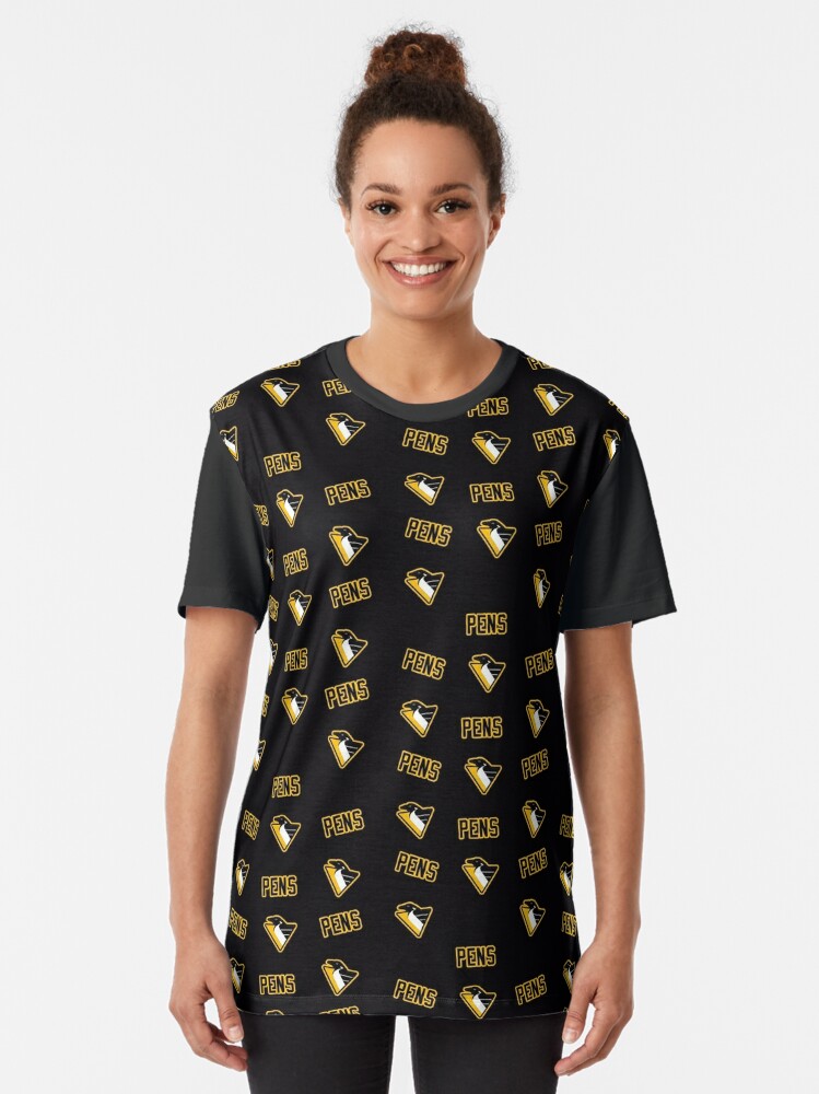 Women's Vintage NHL Pittsburgh Penguins Oversized T-Shirt Dress XL