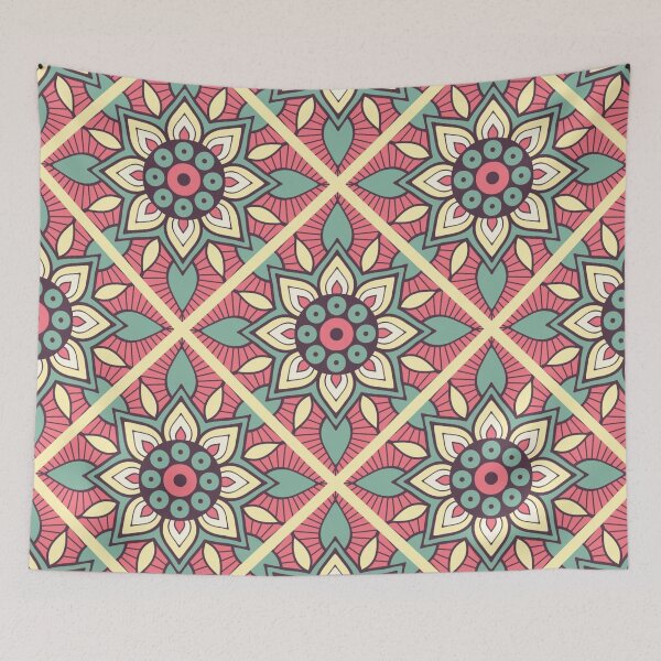 Item preview,  floral mandala pattern design designed and sold by Hoetoons.
