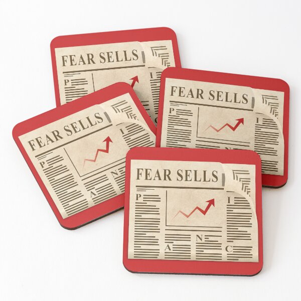 Item preview, Fear Sells, Fake News, Newspaper designed and sold by ArtOfRebellion.