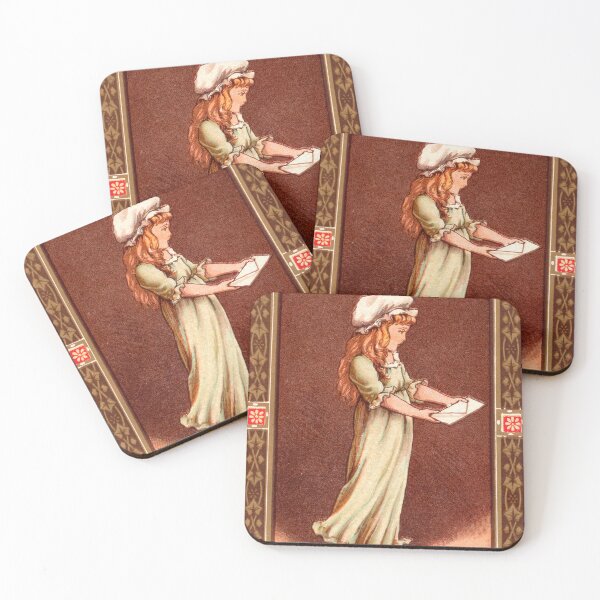 Item preview, Young girl with valentines letter for her sweetheart designed and sold by Lady-Frost.