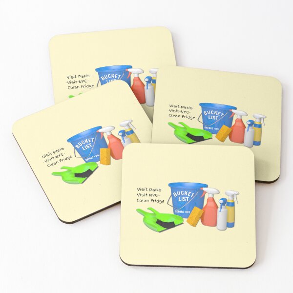 Item preview, Bucket List Visit Paris Visit NYC Clean Fridge Fun Cleaning designed and sold by SavvyCleaner.