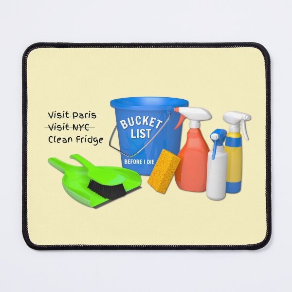 Item preview, Bucket List Visit Paris Visit NYC Clean Fridge Fun Cleaning designed and sold by SavvyCleaner.