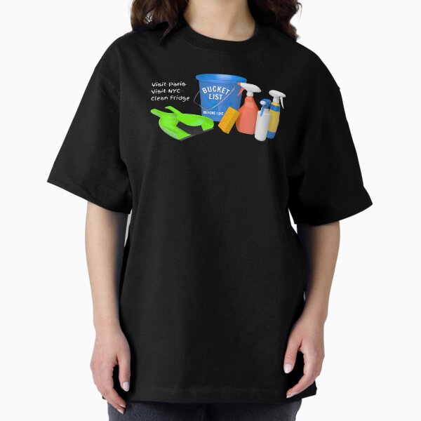 Item preview, Bucket List Visit Paris Visit NYC Clean Fridge Fun Cleaning designed and sold by SavvyCleaner.