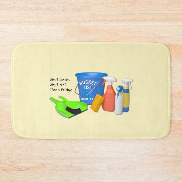 Item preview, Bucket List Visit Paris Visit NYC Clean Fridge Fun Cleaning designed and sold by SavvyCleaner.