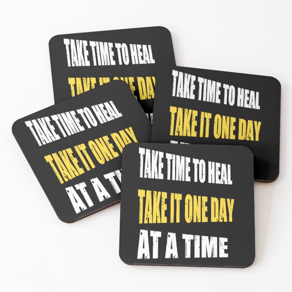 Item preview, Take Time To Heal Take It One Day At  A Time - Heartbroken designed and sold by WowAllinOne.