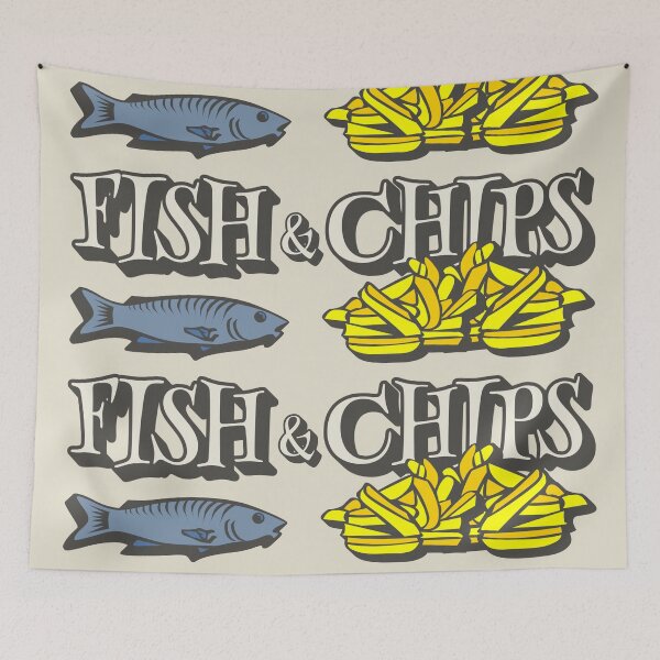Item preview, Fish And Chips Design, Fun Fish Design For Fish And Chips Lovers designed and sold by TrulyEpoque.