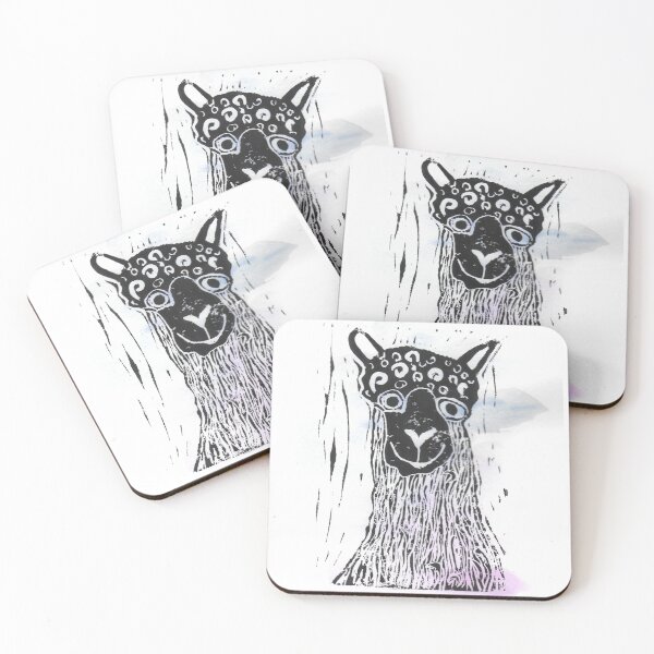 Item preview, estampado de lino de alpaca designed and sold by BigAndBug.
