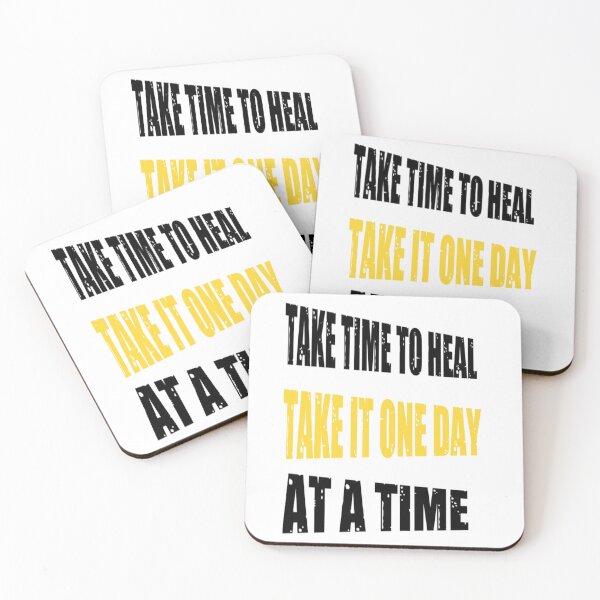 Item preview, Take Time To Heal Take It One Day At  A Time - Heartbroken designed and sold by WowAllinOne.