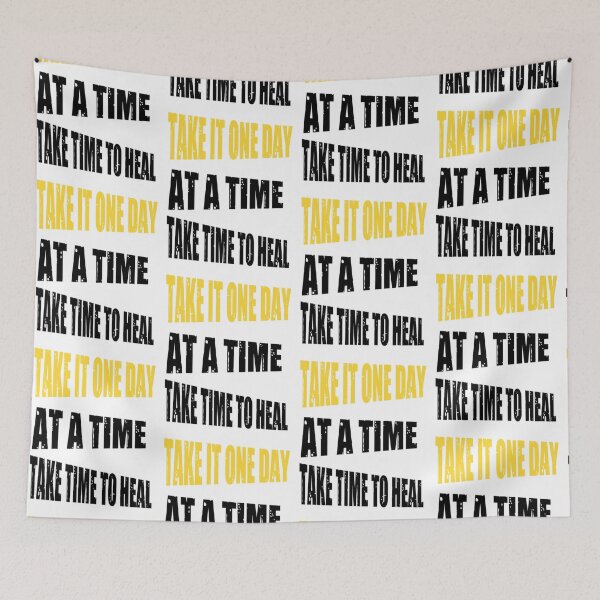 Item preview, Take Time To Heal Take It One Day At  A Time - Heartbroken designed and sold by WowAllinOne.