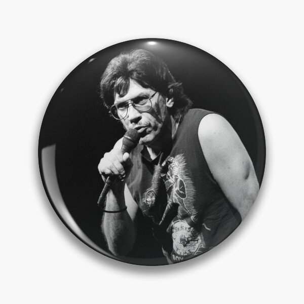 Item preview, John Kay Steppenwolf BW Photograph designed and sold by ConcertImages.