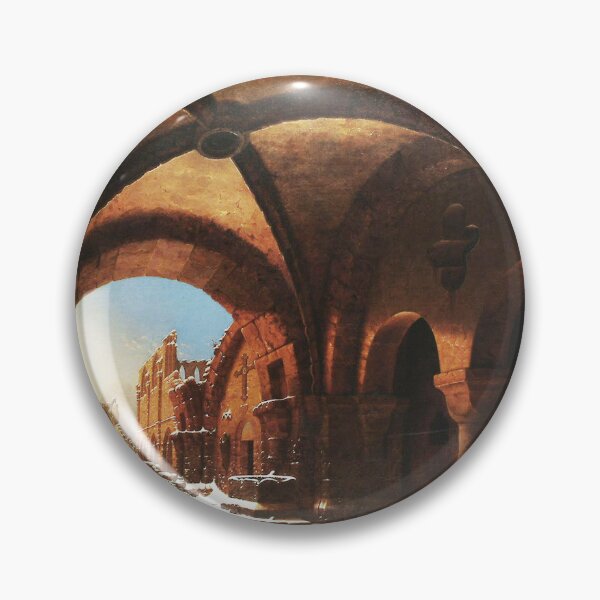 Item preview, Sunset upon Walkenried Cloisters Das Kloster Walkenried bei Sonnenuntergang - Carl Georg Adolph Hasenpflug  designed and sold by Vintage Designs +.