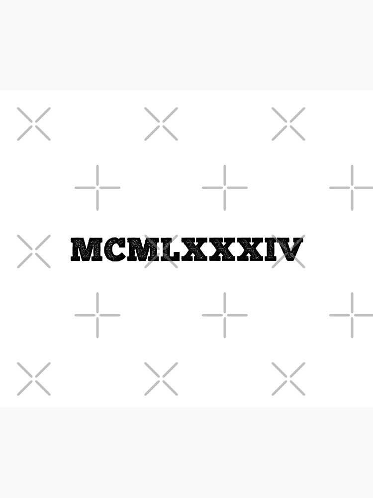 1984-roman-numerals-poster-for-sale-by-msa-42-redbubble