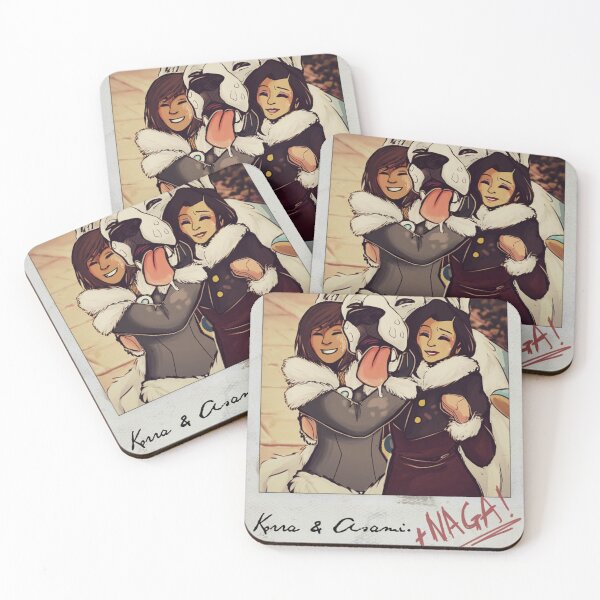 Item preview, Korra,Asami + Naga Photo.  Sticker designed and sold by RiccardoLoch.