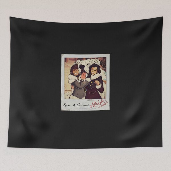 Item preview, Korra,Asami + Naga Photo.  Sticker designed and sold by RiccardoLoch.