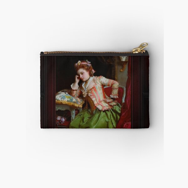 Item preview, A Pensive Moment by Gustave Jacquet Remastered Xzendor7 Fine Art Old Masters Reproductions designed and sold by Xzendor7 Digital Art Creations.