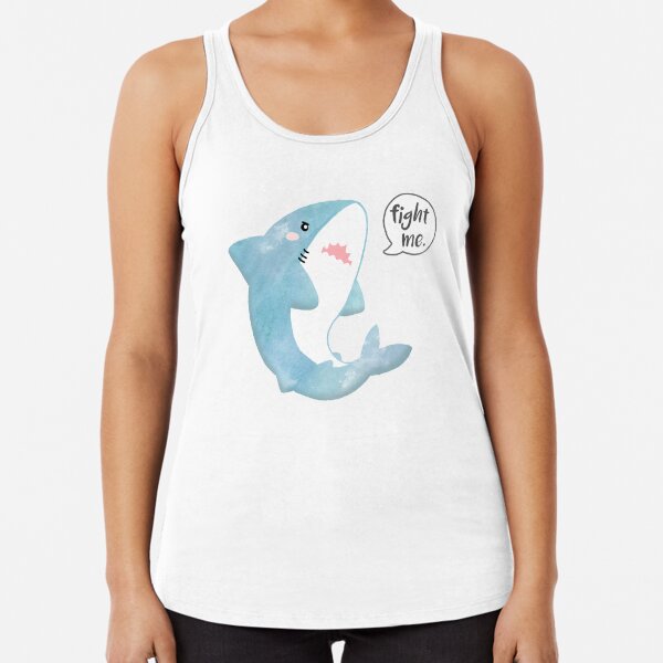 fight me. Racerback Tank Top