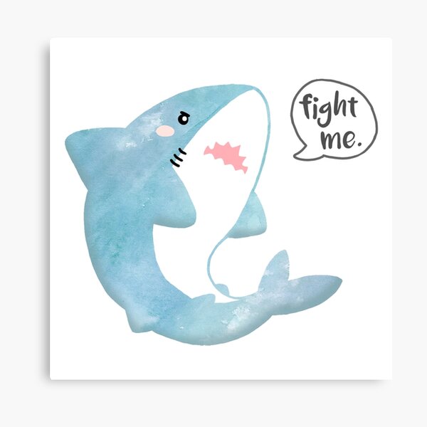 fight me. Canvas Print