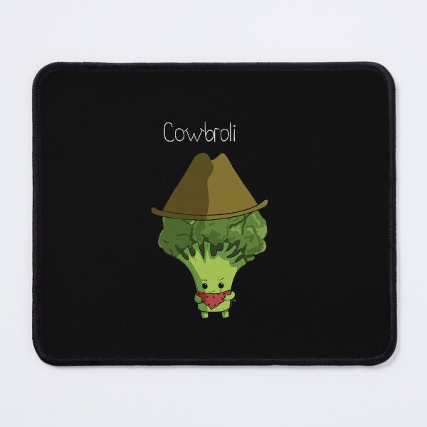 Item preview, Cowbroli Cute Broccoli Art designed and sold by BigFatMistake.