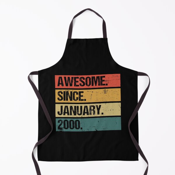 Item preview, 22th Birthday Gift: Awesome Since January 2000, Retro 2000 January birthday designed and sold by AMINE  ★★★★★.
