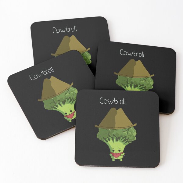 Item preview, Cowbroli Cute Broccoli Art designed and sold by BigFatMistake.