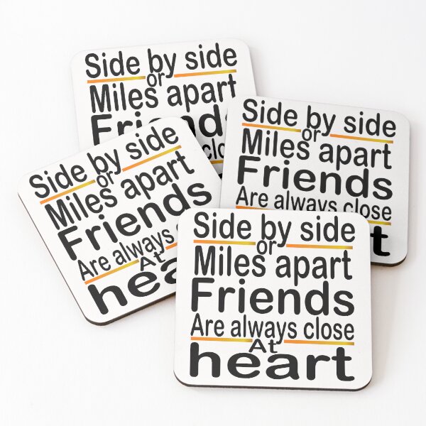 Item preview, Copy of Side By Side Or Miles Apart Friends Are Always Close At Heart designed and sold by SAJASHOP23 ★★★★★.