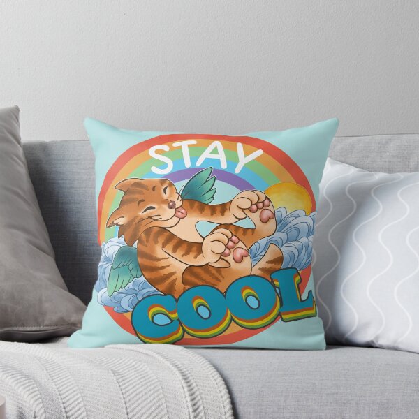 Item preview, Stay Cool retro cute cartoon Cat designed and sold by StillWinter.