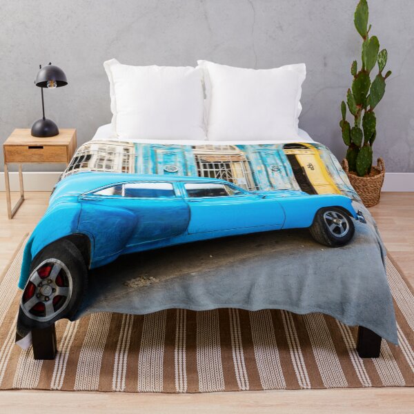 Item preview, Blue Car In Old Havana, Cuba designed and sold by Paul Thompson Photography.