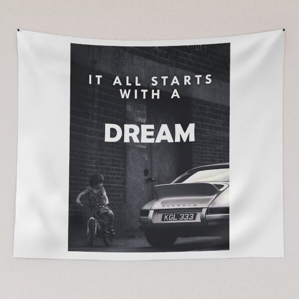Item preview, It All Starts With A Dream Motivational Quote designed and sold by SuccessHunters.