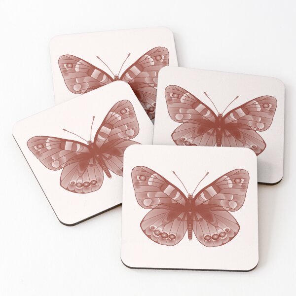 Item preview, Brown coffe Tropical butterfly designed and sold by Elonium.
