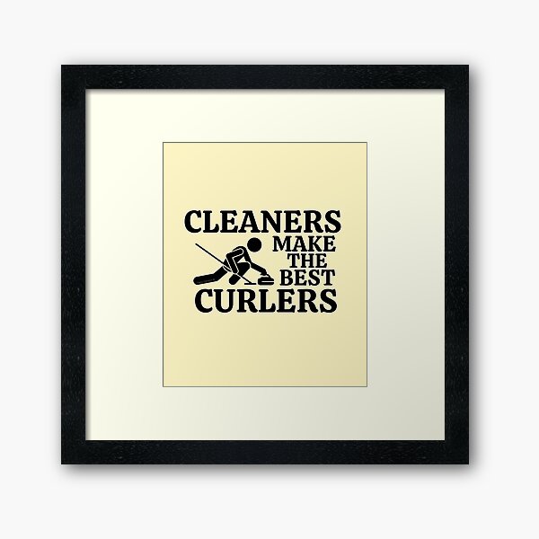 Item preview, Cleaners Make the Best Curlers Housekeeping Ice Games Fun designed and sold by SavvyCleaner.