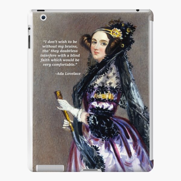 Ada Lovelace (Porträt Von Alfred Chalon)" Ipad-Hülle & Skin Von  Mmitochondria | Redbubble