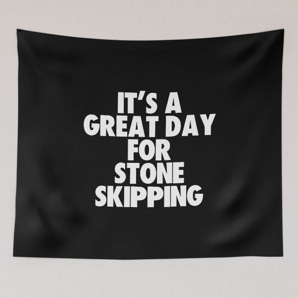 Item preview, It's a Great Day For Stone Skipping designed and sold by kindxinn.