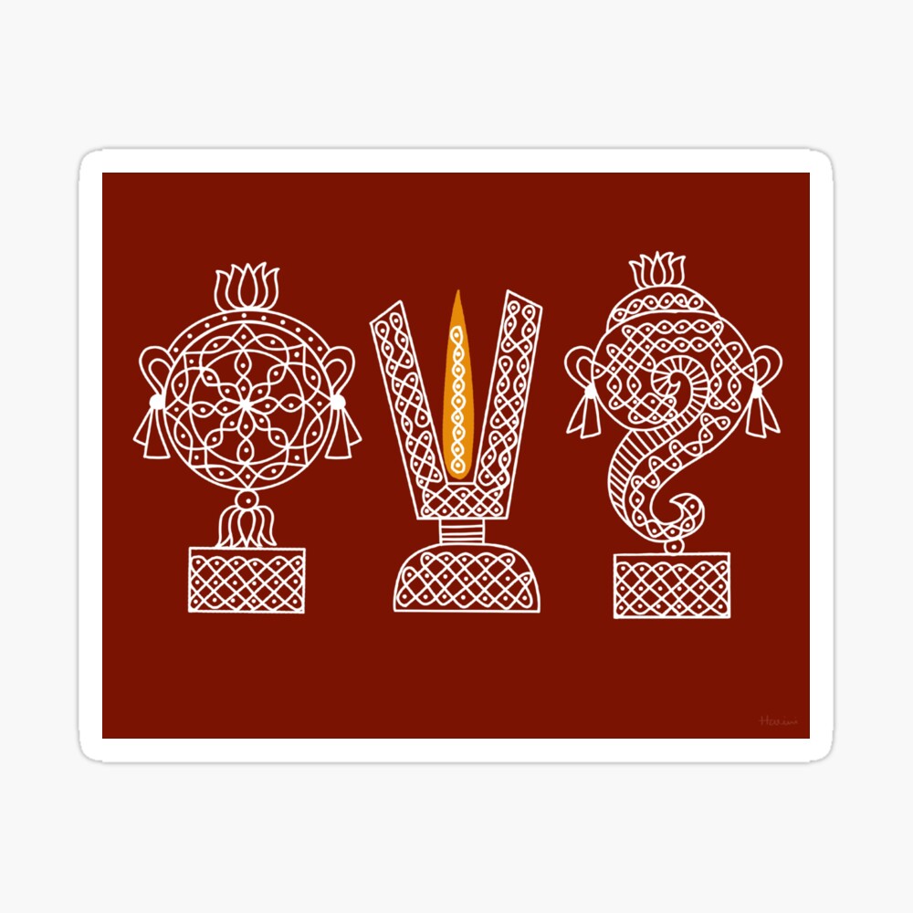 Tamil Cliparts: Venkatachalapathi Line Drawings for invitations | Goddess  artwork, Line drawing, Shanku chakra namam drawing