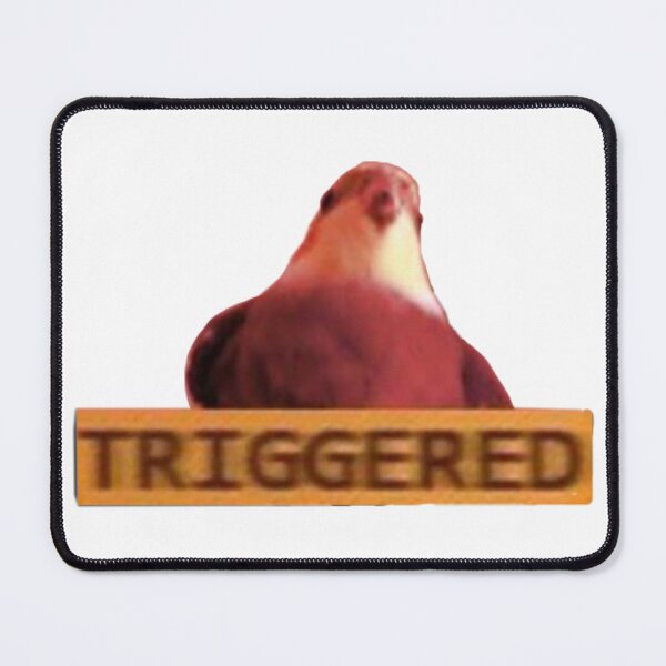 Item preview, triggered bird meme designed and sold by celestivl.