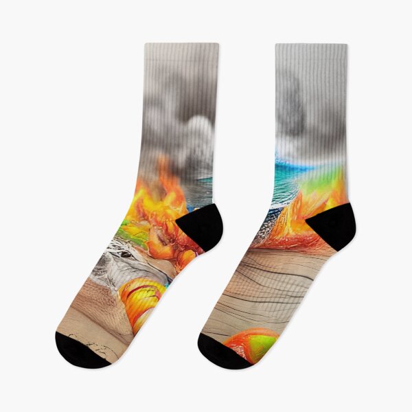 Item preview, AI Generated Art, Ocean Fire  designed and sold by ACC .