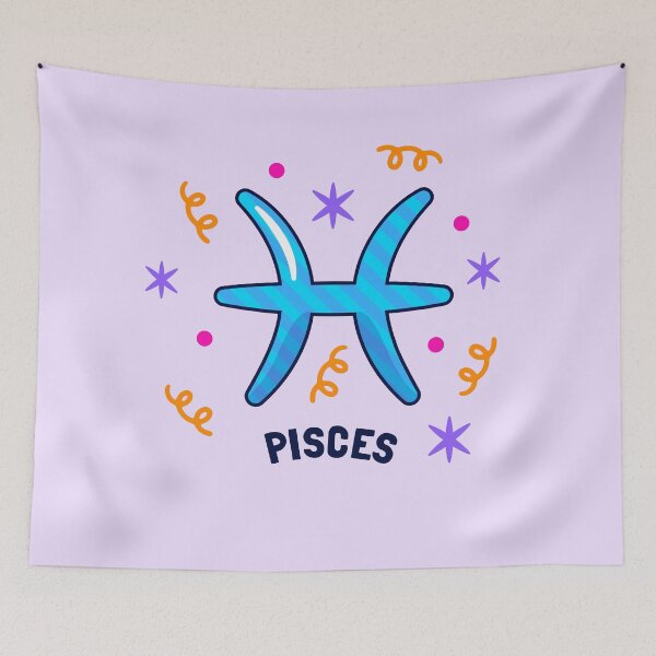 Item preview,   Zodiac Sign Pisces symbol designed and sold by astroful.