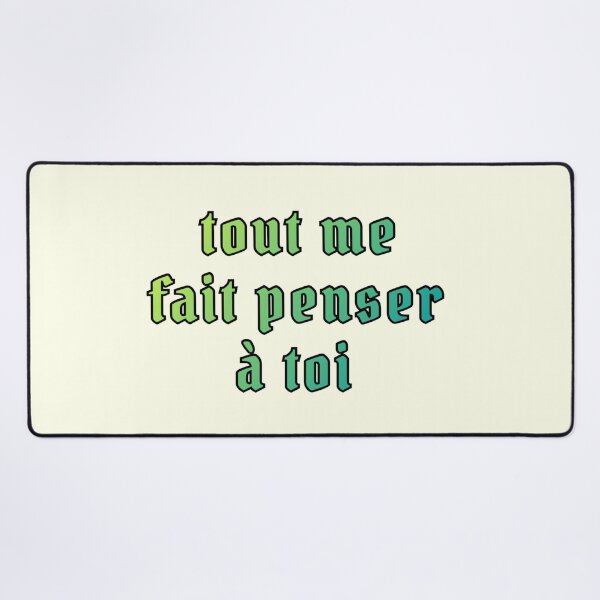 Item preview, Tout me fait penser à toi designed and sold by FeelTune.