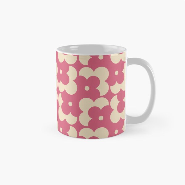 Item preview, Blomma, Pink Retro Flower Pattern in Retro Color Style designed and sold by BesanoStyle.