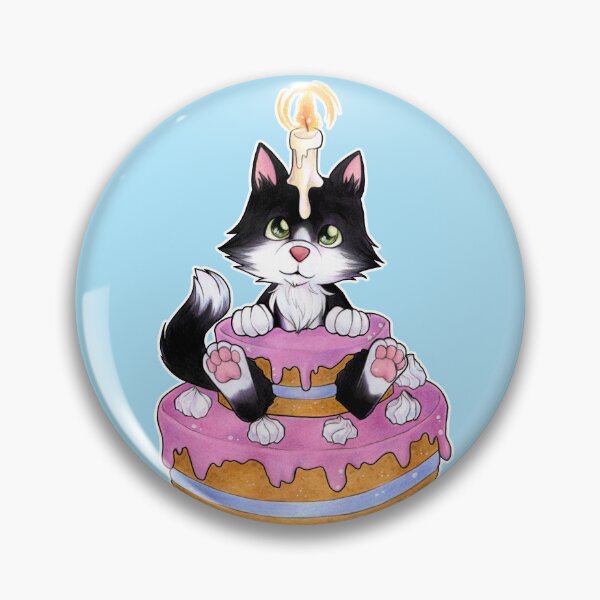 Item preview, Birthday gift cat cake cake cat lady designed and sold by ZadzeneaArt.